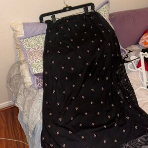 Black skirt